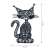 Suport chei perete pisica metal personalizat